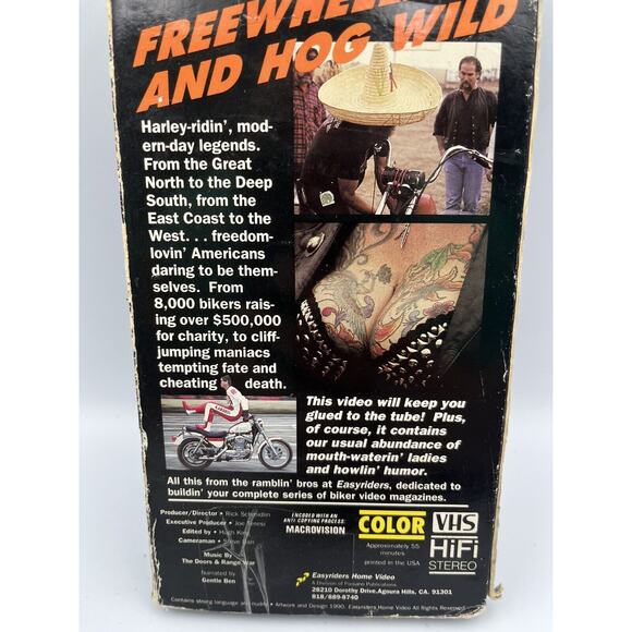 Easyriders Video Magazine VHS -Episode #4 A Hard Ridin Roadie M Forbes Last Ride - Picture 6 of 9